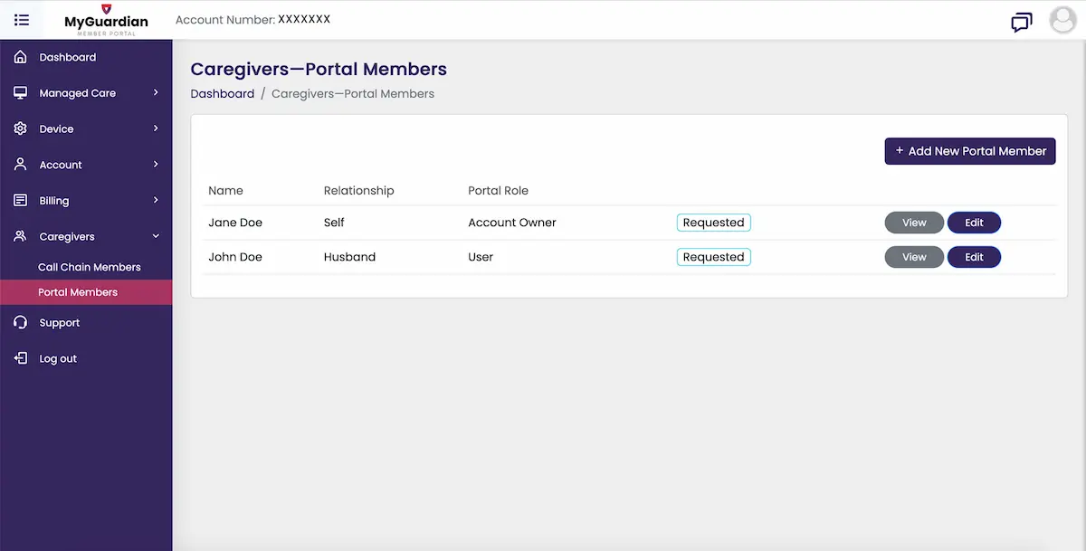 portal members