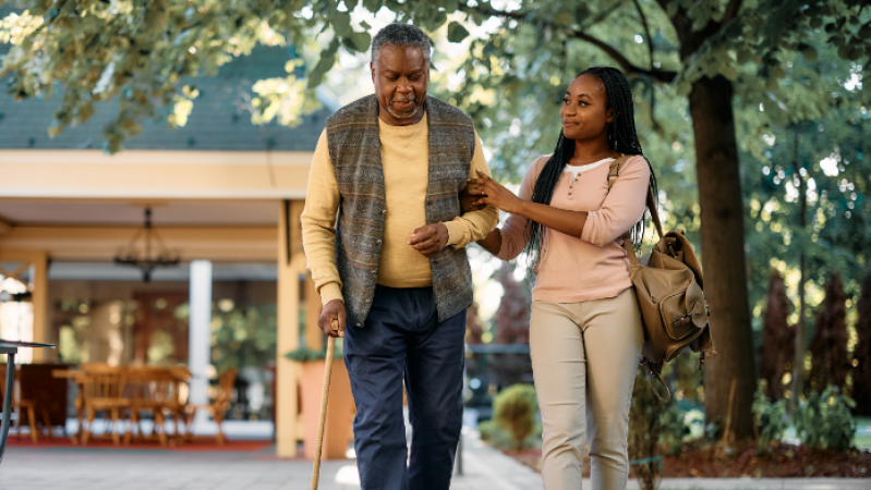 How to Convince Your Parent to Use a Walker or Cane